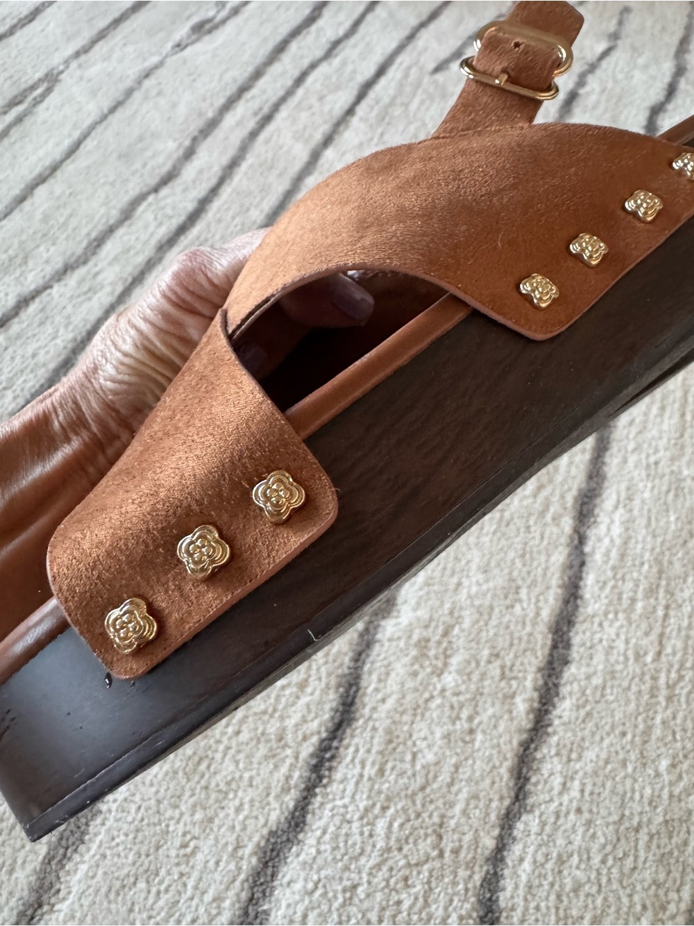 Splendid Tan Suede Quadry Platform Sandal - Picture 3 of 5